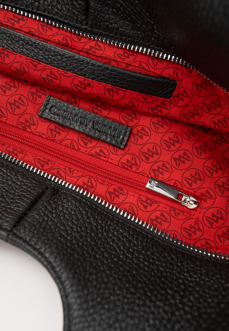 Сумка женская мешок из натуральной кожи